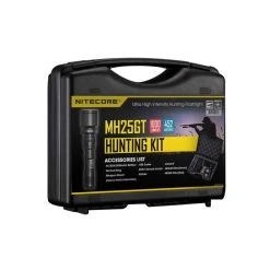 Nitecore MH25GT 1000 Lumens 452 Metres Ultra High Intensity Hunting Kit