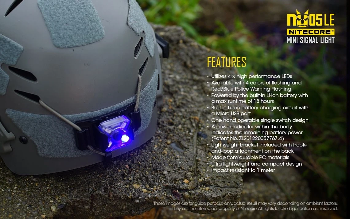 Nitecore NU05 LE Mini 20 Lumen Signal LED Headlamp - Image 12