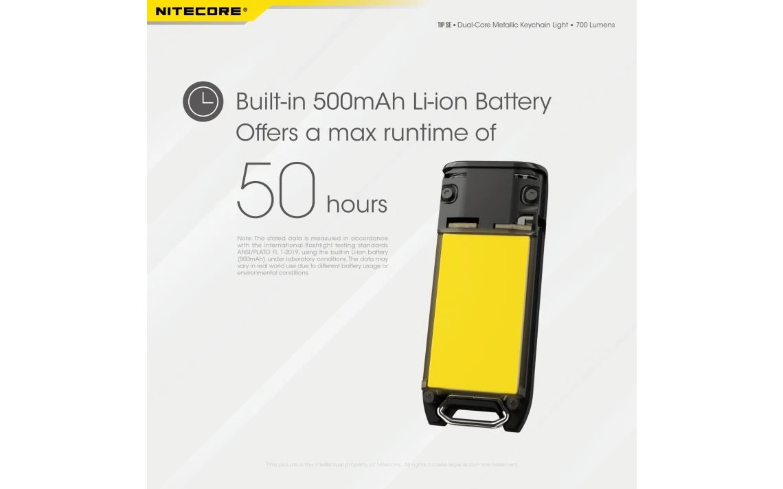 Nitecore TIP SE Compact 700 Lumen USB-C Rechargeable Keychain Light 9 Nitecore TIP SE Compact 700 Lumen USB-C Rechargeable Keychain Light - Image 7