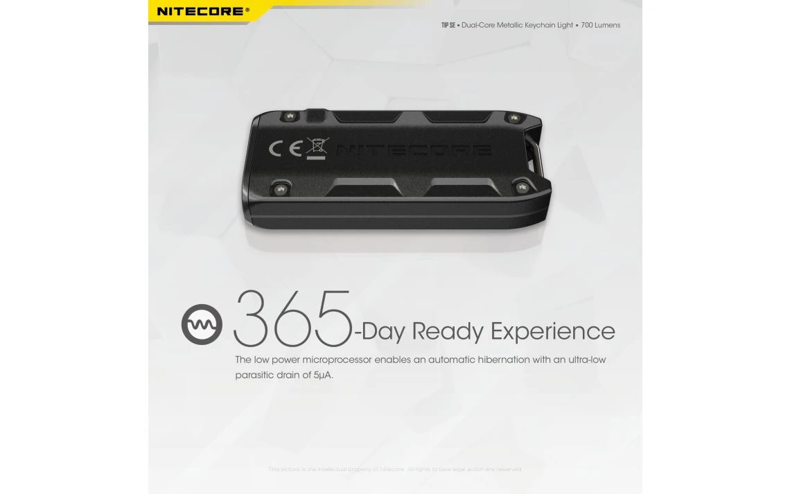 Nitecore TIP SE Compact 700 Lumen USB-C Rechargeable Keychain Light 12 Nitecore TIP SE Compact 700 Lumen USB-C Rechargeable Keychain Light - Image 10