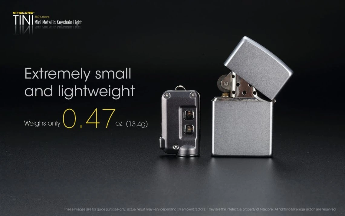 Nitecore Tini Cu 380 Lumen USB Rechargeable Keychain Light - Image 10