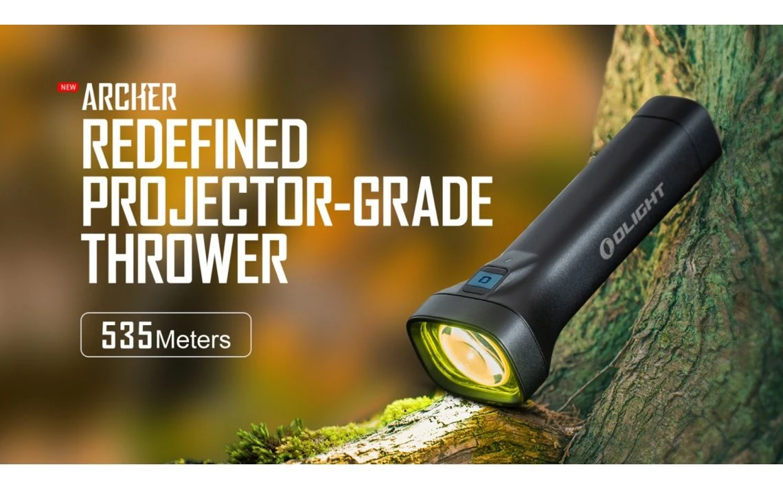 Olight Archer Long Range 1000 Lumen 535m Square Beam Rechargeable LED Torch - Image 7