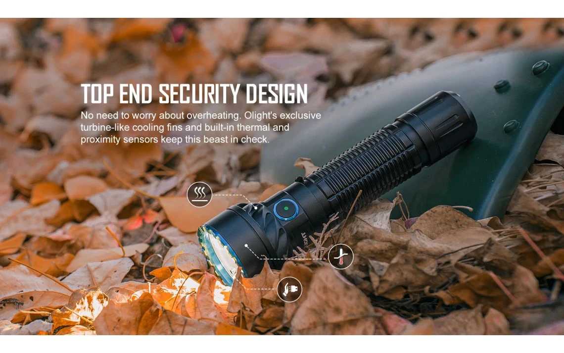 Olight Freyr 1750 Lumen Multi-coloured White & RGB Rechargeable Tactical Torch - Image 11