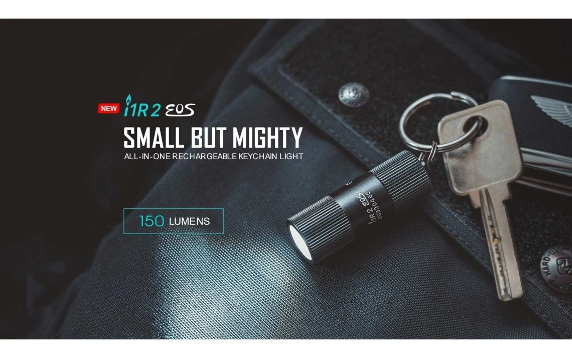 Olight I1R 2 Tiny 150 Lumen USB Rechargeable Keyring Torch - Image 10