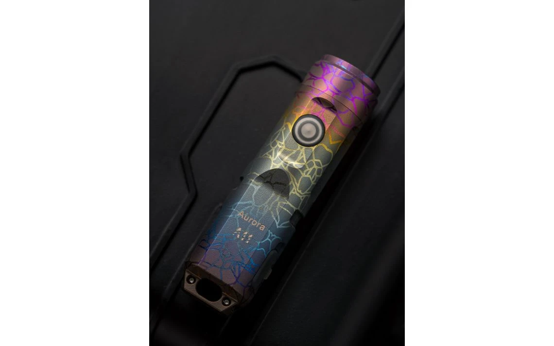 Rovyvon Aurora A11 Super Compact 650 Lumen Colourful Titanium Keychain Light With Optional Tritium Vials - Image 11