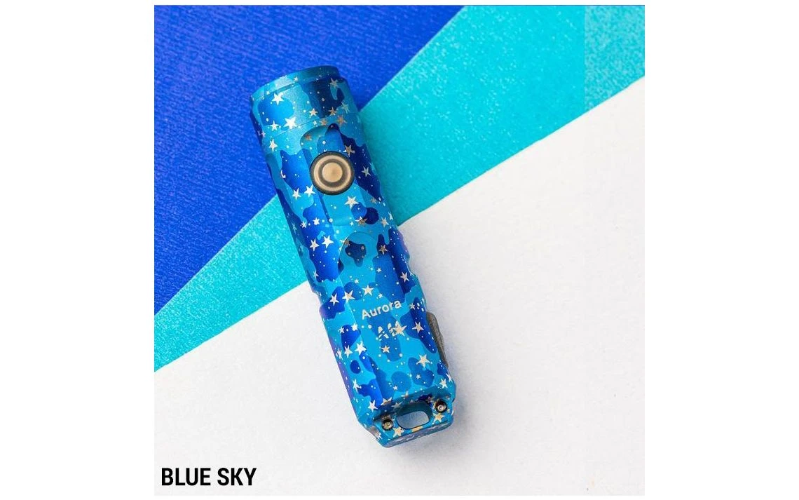 Rovyvon Aurora A11 Super Compact 650 Lumen Colourful Titanium Keychain Light With Optional Tritium Vials - Image 2