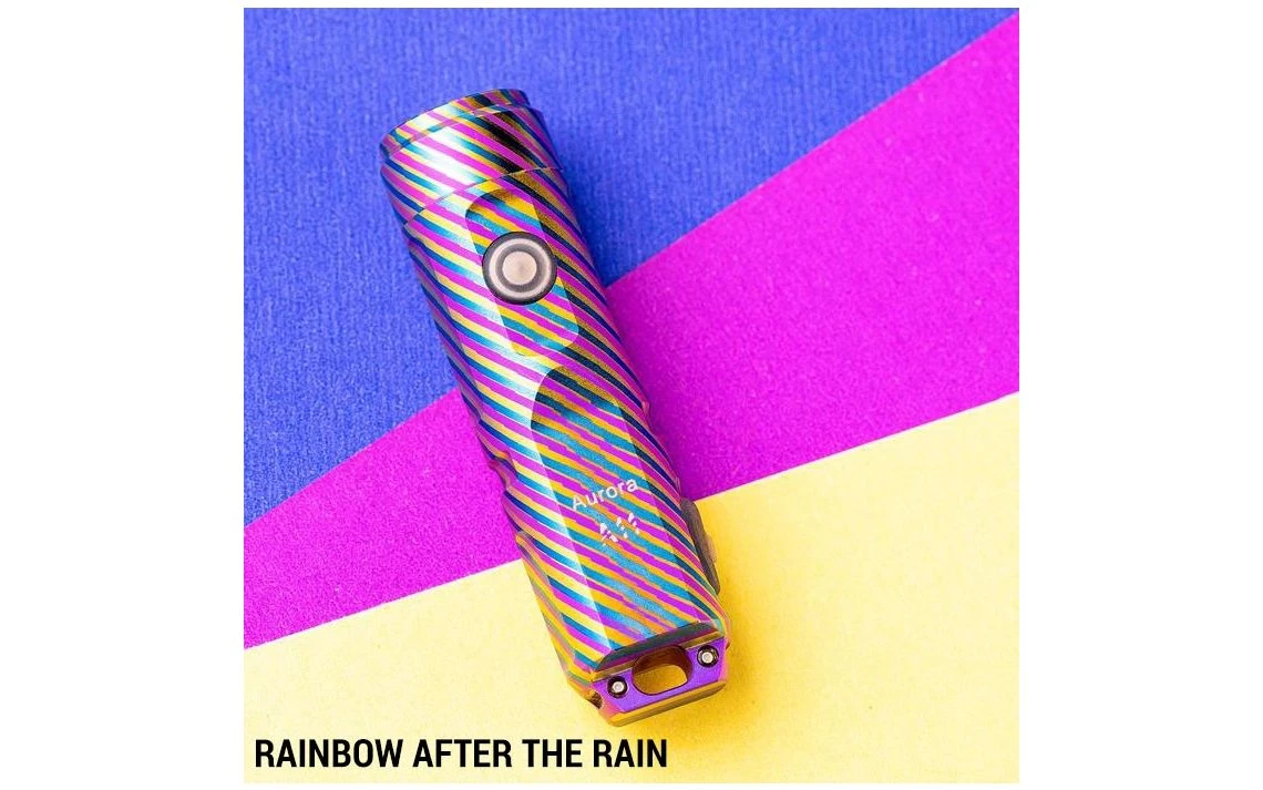 Rovyvon Aurora A11 Super Compact 650 Lumen Colourful Titanium Keychain Light With Optional Tritium Vials - Image 3