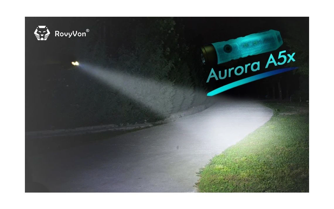 RovyVon Aurora A5x 7075 Version Compact 650 Lumen GITD Rechargeable Keychain Light With UV Option - Image 10