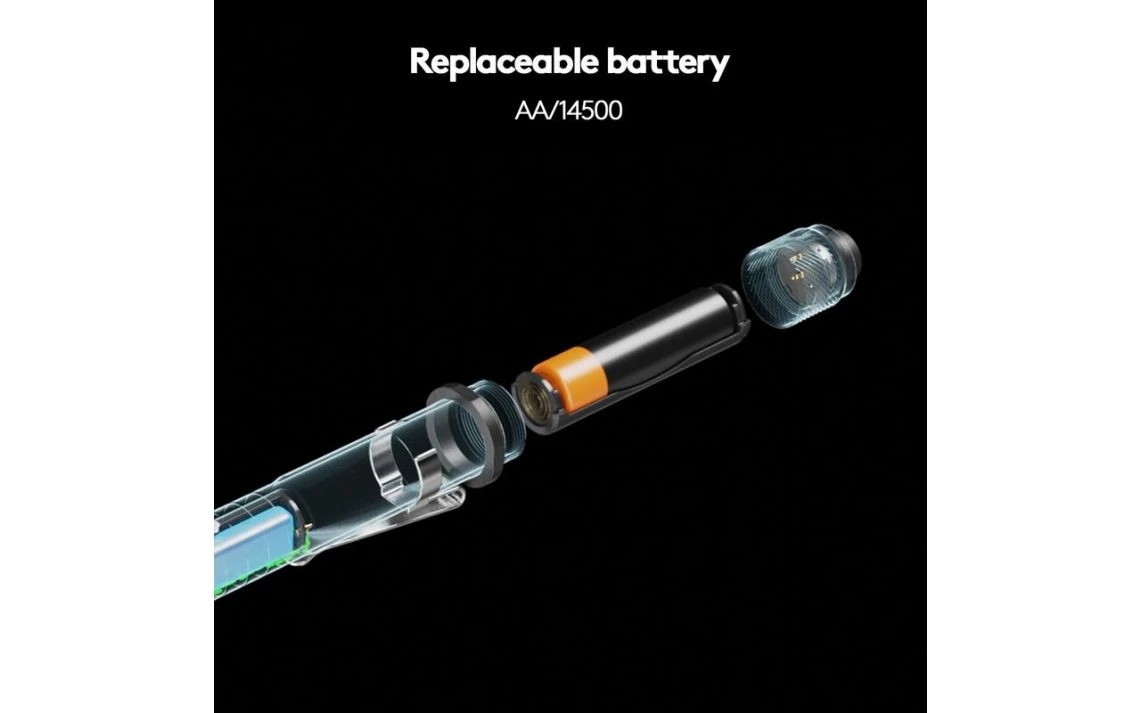 RovyVon H3 Pro Tactical 600 Lumen Hybrid Powered Rechargeable LED Penlight - Image 7