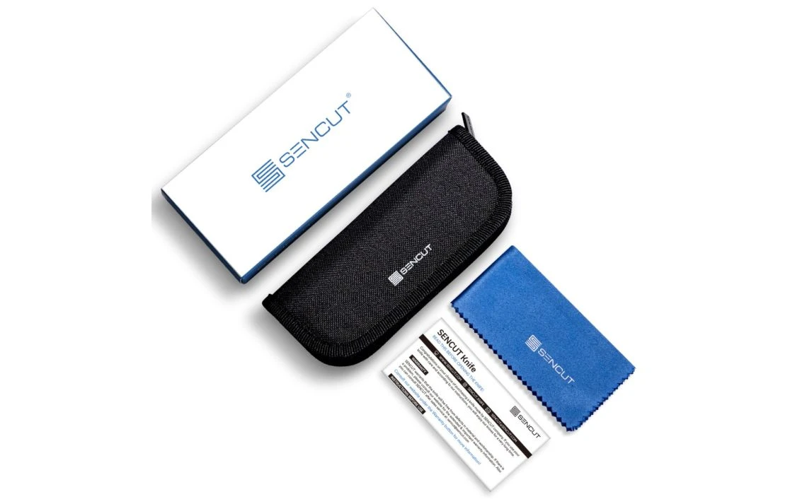 Sencut S21011-3 Watauga Flipper Button Lock Knife Natural G10 Handle 3.48" - Image 12