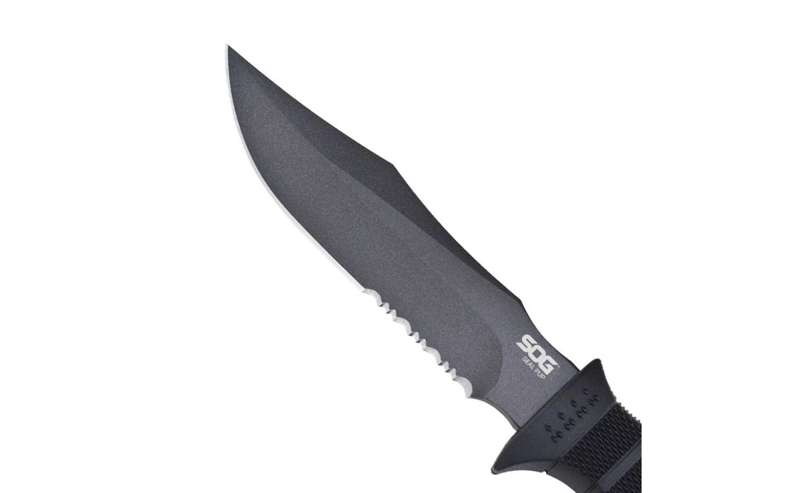 SOG Seal Pup Hard Nylon Sheath Fixed Blade Knife - Image 6