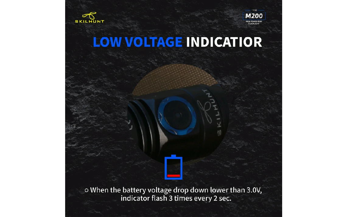 Skilhunt M200 Compact 1100 Lumen Magnetic Rechargeable LED Torch - Image 19