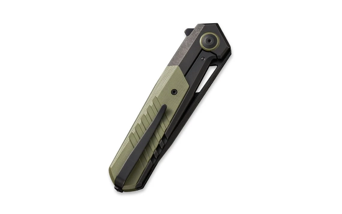 WE Knife WE20073-2 Arsenal Flipper Knife Titanium Handle With G10 Integral Spacer 3.56'' 9 WE Knife WE20073-2 Arsenal Flipper Knife Titanium Handle With G10 Integral Spacer 3.56'' - Image 7