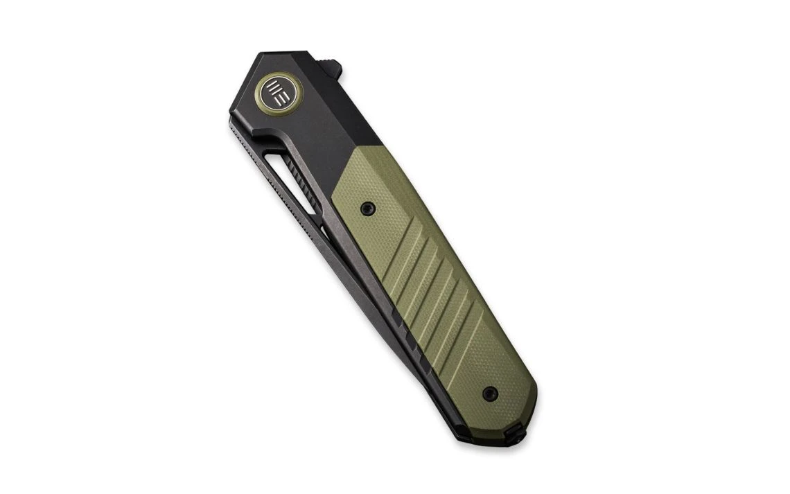 WE Knife WE20073-2 Arsenal Flipper Knife Titanium Handle With G10 Integral Spacer 3.56'' 6 WE Knife WE20073-2 Arsenal Flipper Knife Titanium Handle With G10 Integral Spacer 3.56'' - Image 4