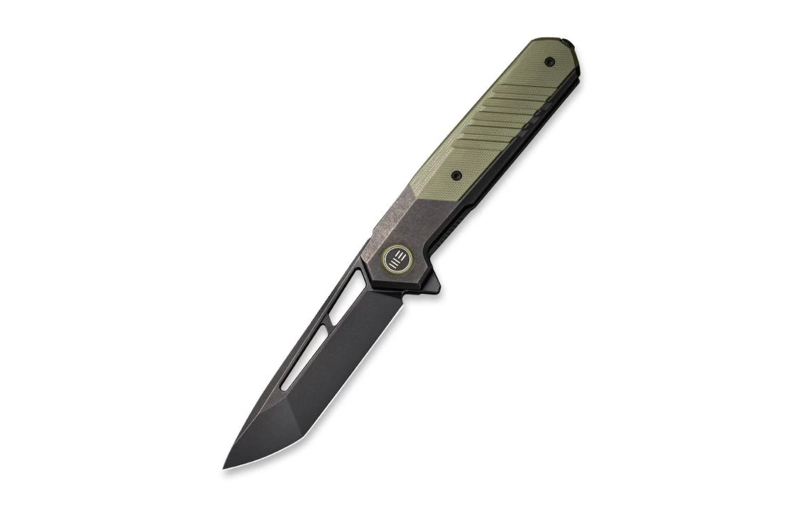 WE Knife WE20073-2 Arsenal Flipper Knife Titanium Handle With G10 Integral Spacer 3.56'' 3 WE Knife WE20073-2 Arsenal Flipper Knife Titanium Handle With G10 Integral Spacer 3.56''