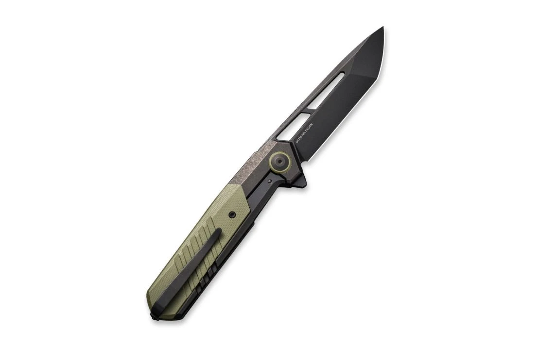 WE Knife WE20073-2 Arsenal Flipper Knife Titanium Handle With G10 Integral Spacer 3.56'' 4 WE Knife WE20073-2 Arsenal Flipper Knife Titanium Handle With G10 Integral Spacer 3.56'' - Image 2