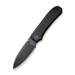 WE Knife WE21045-1 Big Banter Thumb Stud Knife Black G10 Handle 3.69"