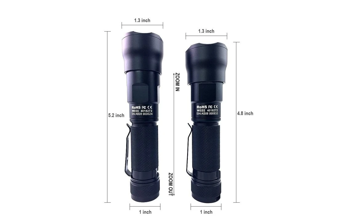 Wowtac A3S 1000 Lumen Adjustable Focus LED Torch - Image 3